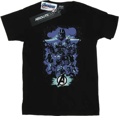 Produktbild von Marvel - "Avengers Endgame Space" T-Shirt für Herren BI8780 (XXL) (Schwarz)