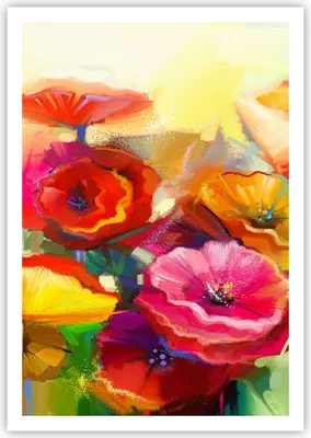 Produktbild von Poster - Poster ohne Rahmen - Blumen Frühling Flora Garten - 70x100 cm - Wand Bild - Wanddeko - Wandbilder - Kunstposter - Wandposter - Bilder - Kunstdruck - Wandbild - P2XPA70x100-2877