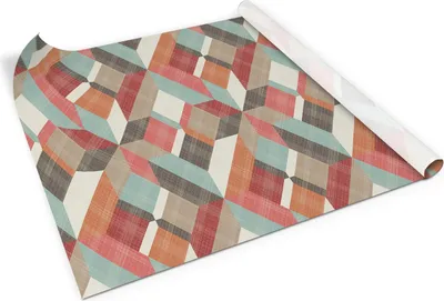 Produktbild von Patchwork im retrostil– Möbelfolie selbstklebend – PVC Klebefolie für Möbel – Küche – Schränke – Möbelrenovierungsfolie – Möbeldekorfolie – 100x50 cm