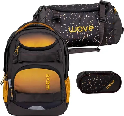 Produktbild von Wave Wave Infinity Move Schulrucksack Set 3 tlg. "Gradient Sand"