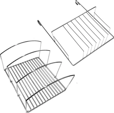 Produktbild von Set Pfannenhalter Abtrophalter Geschirrständer Brettchenhalter Organizer Küche & Küchenschrank Hängeregal Einhängekorb Hängegestell Küchenhelfer Schrankkorb