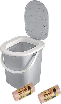 Productafbeelding van Famanu Campingtoilet, 22 liter – mobiel en weerbestendig