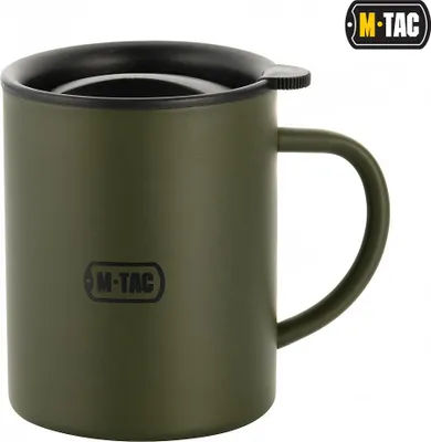 Image de gobelet isotherme M-Tac 400 ml, acier olive