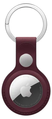 Imagen del producto de Apple MKG04ZM/A, Funda, color burdeos, Apple, FineWoven, acero inoxidable, para AirTag, 29 g