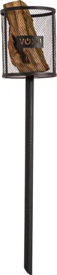 Immagine prodotto di Porta torcia svedese TORCH - Porta torcia in acciaio nero 97 cm