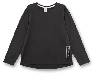 Productafbeelding van Sanetta meisjes pyjama, lange mouwen, grijs, maat 128