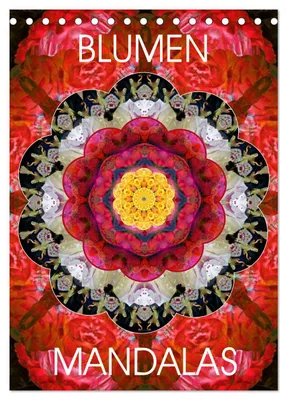 Produktbild von BLUMEN MANDALAS (Tischkalender 2027 DIN A5 hoch), CALVENDO Monatskalender