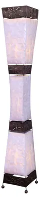 Obrázok produktu pre Stojaca lampa Adrian 150 cm Capiz mušle kov motív slnka