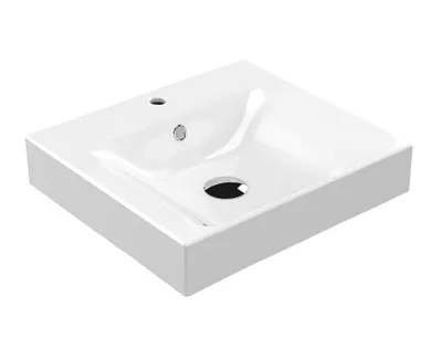 Produktbild von Kerasan CENTO Keramik-Waschtisch 50x45cm, weiß