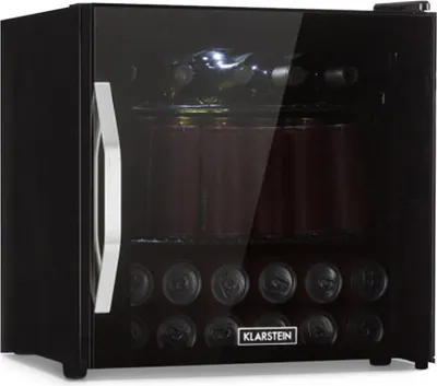 Obrázok produktu pre Klarstein Mini chladnička, sklenené dvere, nastaviteľné police, 47 L, In-Outdoor
