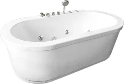 Produktbild von WHIRLPOOL BADEWANNE Freistehende RIO 185 x 95 cm h 64 weiß