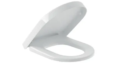 Obrázok produktu pre Villeroy & Boch V&B WC sedadlo SUBWAY Závesy chróm biela alpská