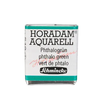 Obrázek produktu pro Schmincke HORADAM Akvarel Phthalogruen Akvarel 14 519 044 1/2 Naepfchen