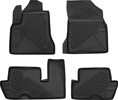 Zdjęcie produktu dla 2006-2013 Citroen C4 Picasso dywaniki podłogowe TPE czarne 4 szt