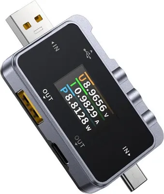 Obrázek produktu pro FNIRSI FNAC-28 USB tester 2 v 1, USB-A + USB-C, 4-24V, 0-6,5A