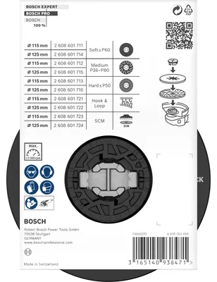 Produktbild von PRO Stützteller X-Lock, weich, 115 mm