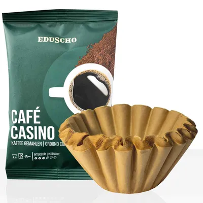 Produktbild von Tchibo / Eduscho Café Casino 42 x 60g Kaffee gemahlen + 50 Korbfilter, Servicepaket