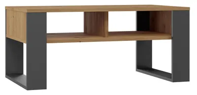 Immagine prodotto di Tavolino LAUREN 2 - rovere artigianale / antracite