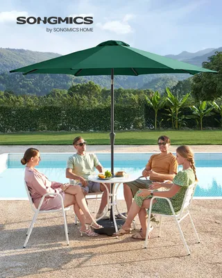 Produktbild von SONGMICS Sonnenschirm Ø300 cm UPF 50+ beidseitig um 30° knickbar