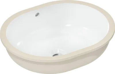 Produktbild von hansgrohe Xuniva U Unterbauwaschtisch, SmartClean, mit Überlauf, ohne Hahnloch, 500x400mm, weiß, 61050450