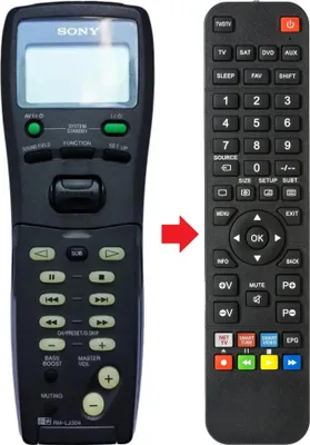 Produktbild von Fernbedienung geeignet für SONY RMLJ304 | STR-DB940 | STR-DE335
