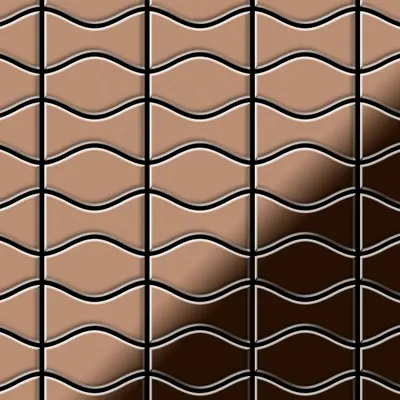 Zdjęcie produktu dla ALLOY Kismet-Karma-CM Metalowa mozaika z miedzi walcowana miedziana 0,86 m2