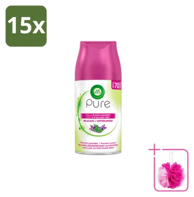 Produktbild von 15 x Air Wick Freshmatic Nachfüller - Entspannend - 250 ml - Sparpackung - 15 Stücke