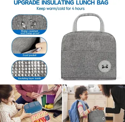 Produktbild von 27 Stück Bento Box, Auslaufsicher und mit FächernGeeignet als Lunchbox blau