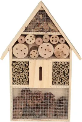 Produktbild von Famanu Insektenhotel mit natürlichem Lebensraum - 31 x 10 x 48 cm
