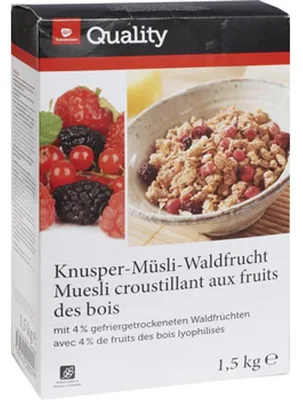 Zdjęcie produktu dla TGQ Crunchy z owocami leśnymi 1,5kg