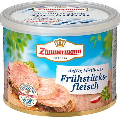 Image de Zimmermann viande pour petit déjeuner composant de viande savoureuse 200g