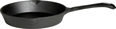 Gusspfanne mit Stiel - Grillpfanne aus Gusseisen - D: 25cm - Feuerpfanne - 2l - rund