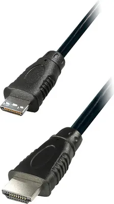 Produktbild von Transmedia High Speed HDMI-Kabel; HDMI-Stecker Typ C 19 pol. auf HDMI-Stecker 19 pol., 1,0 m, C 200-1