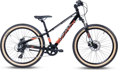 Produktbild von S'COOL Xroc disc 24 Zoll 8-Gang Altus Black/Orange | Kinderfahrrad | Jugendfahrrad | 24 Zoll | Mountainbike | 8 Gang