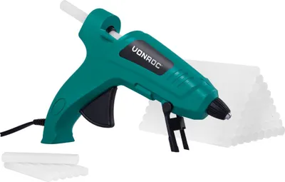 Produktbild von Vonroc Klebepistole -  11,2mm - 70W - Anti-Tropf-Funktion - inkl. 56 Patronen