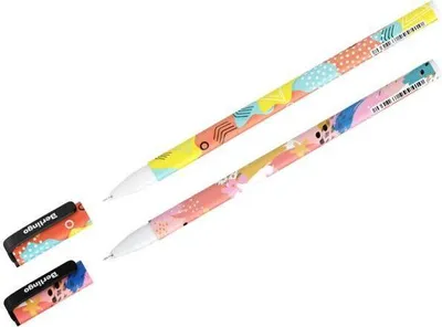 Obrázek produktu pro Kuličkové pero s víčkem, modré 0,7 mm Memphis MIX