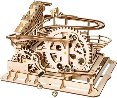 Obrázok produktu pre ROKR mramorová dráha drevená stavebnica mramorové drevené puzzle pre deti a dospelých