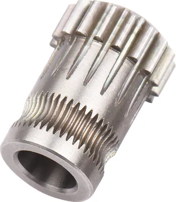 Produktbild von Aibecy 3D-Druckerzubehoer Antriebszahnrad Doppelzahnrad-Antriebsrad Extruderzahnrad Ohne Oberdraht fuer 3D-Drucker Creality Ender 3 5 CR10 Pro CR-10