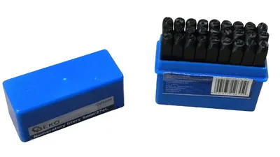 Obrázek produktu pro GEKO Děrovačky na písmena, sada děrovaček 27 ks, 5 mm G01809