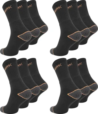 Produktbild von Paolo Renzo Arbeitssocken 12 Paar - Berufssocken - Work Socken - Größe 43/46