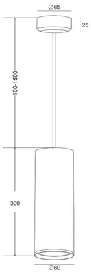 Image de Casa Padrino Luxus Lampe à suspendre Argent Ø 6 x H. 30 cm - Lampe à suspendre en aluminium réglable en hauteur