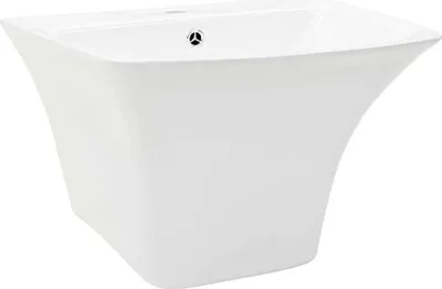 Produktbild von vidaXL Waschbecken Weiß 53 x 44 x 37 cm Glasierte Keramik