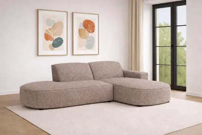 Produktbild von Kaiser Möbel Ecksofa Cursal Atelier, Stoff Artico, Beige, Rechts