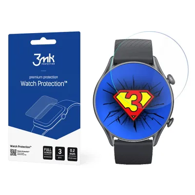 Produktbild von 3mk Display Schutzfolie Watch Protection für Xiaomi Amazfit GTR 3 Pro 0,2mm (3 Stück)