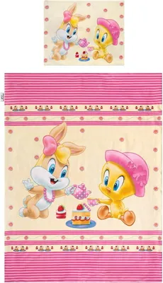 Zdjęcie produktu dla bettwäsche 2-teilige 135x100 cm Tweety / Bocioland