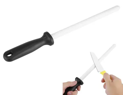 Produktbild von Keramischer Schleifstab, 20,3 cm, Schleifwerkzeug für Küchenmesser und Scheren