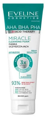 Produktbild von Eveline Cosmetics 3 X Acid Therapy – reinigendes, feuchtigkeitsspendendes Mizellenwasser