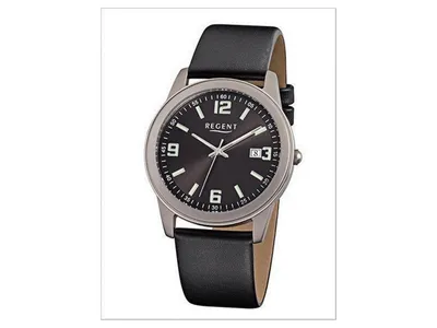 Produktbild von Regent Herrenarmbanduhr Titan 1140.90.26 Leder F845