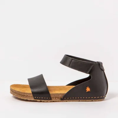 Zdjęcie produktu dla *art Sandały 0382 NAPPA BLACK/ CRETA Kolor Czarny