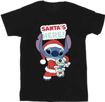 Produktbild von Disney - "Santa's Here" T-Shirt für Herren BI33730 (L) (Schwarz)